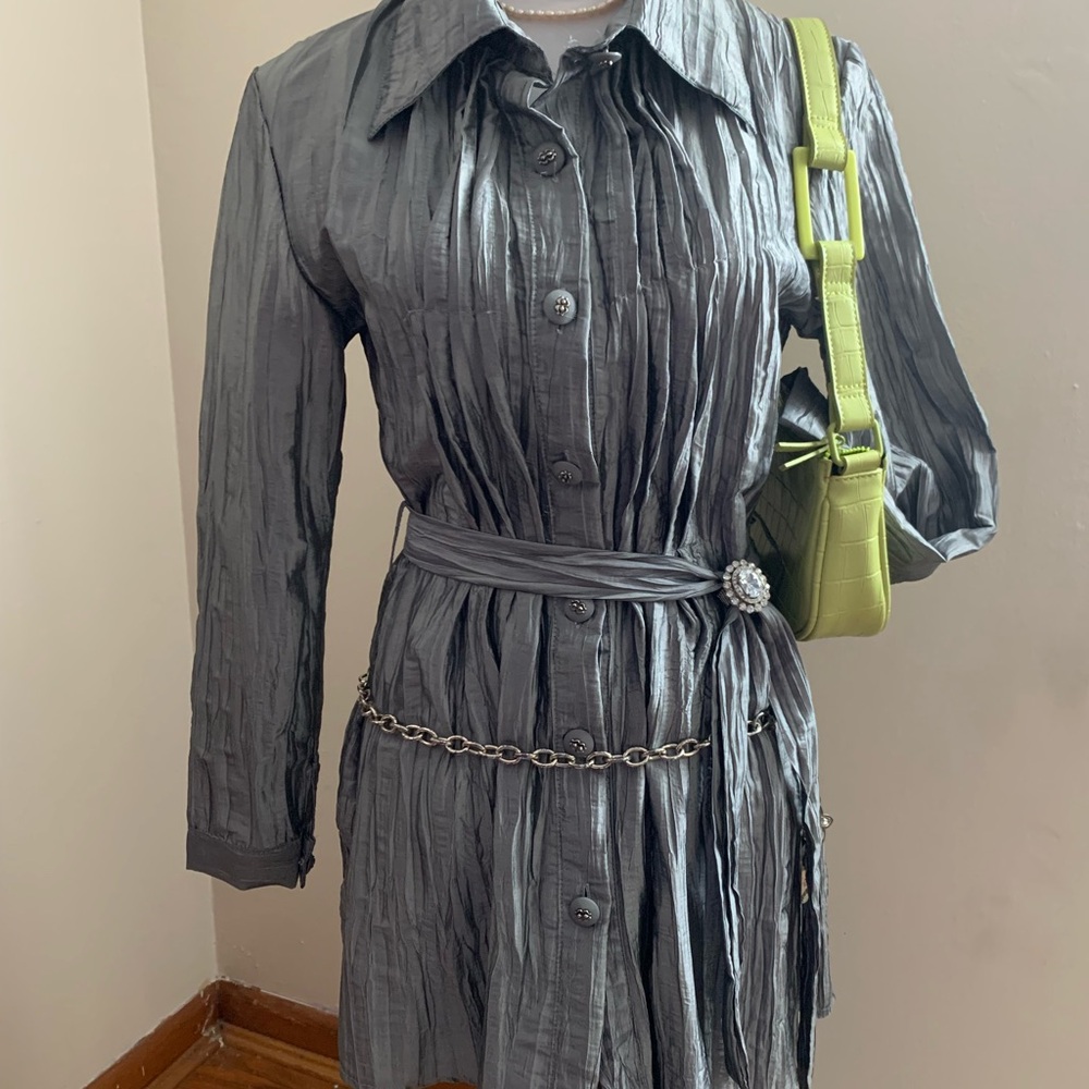 Pretty Angel Charcoal Long Sleeve Dress